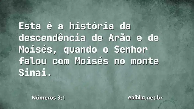 Números 3:1