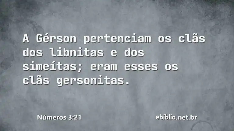 Números 3:21