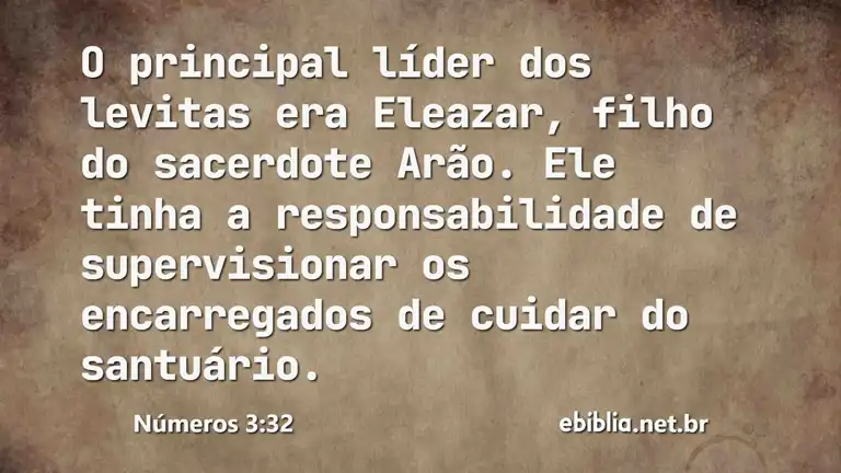 Números 3:32