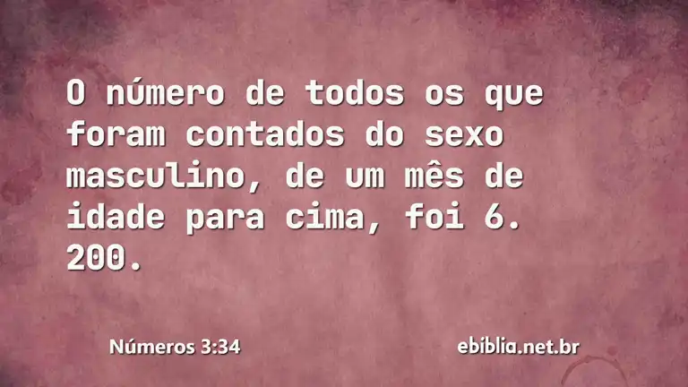 Números 3:34