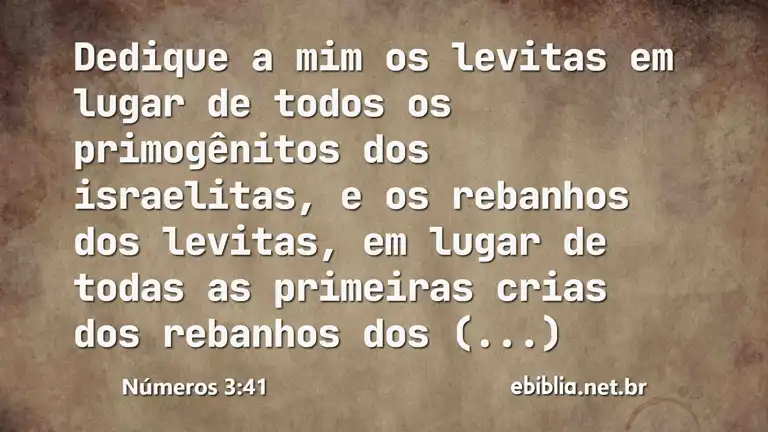 Números 3:41