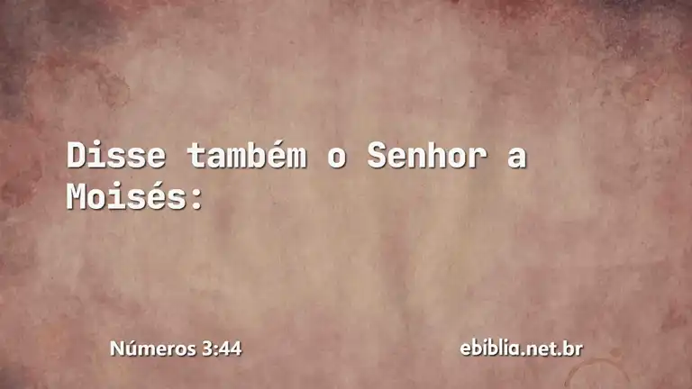 Números 3:44