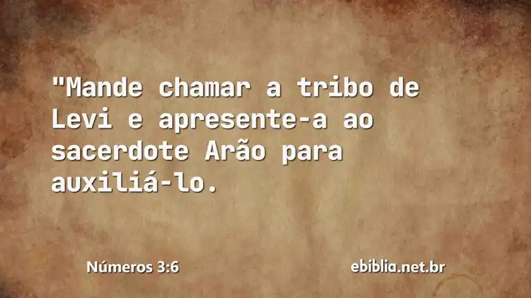 Números 3:6