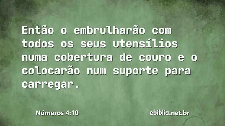 Números 4:10