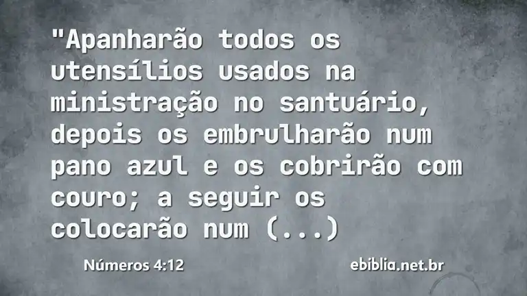 Números 4:12