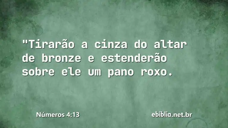 Números 4:13