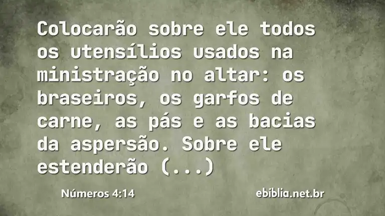 Números 4:14