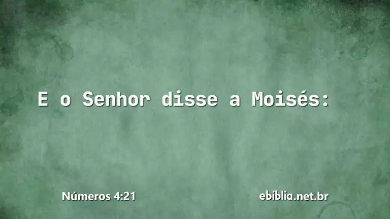 Números 4:21