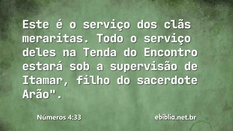 Números 4:33