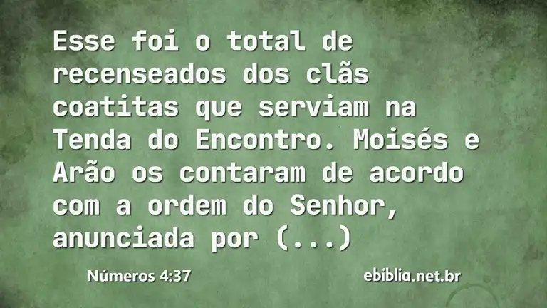 Números 4:37