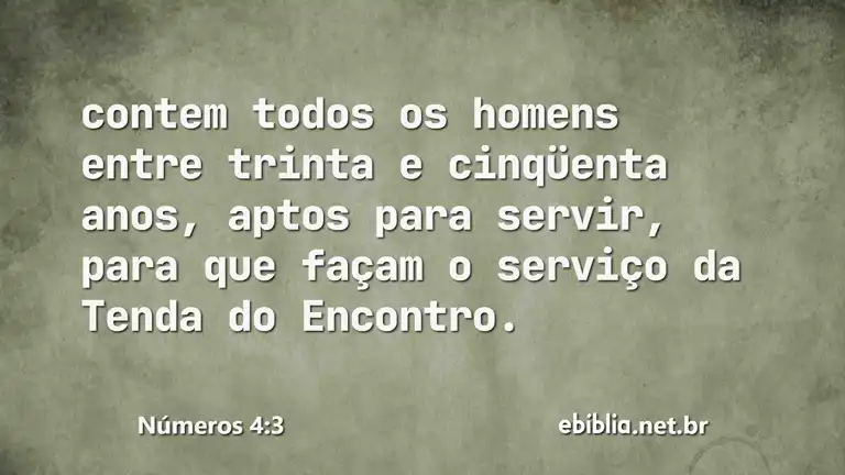 Números 4:3