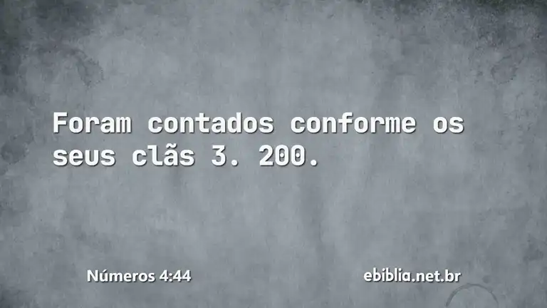 Números 4:44