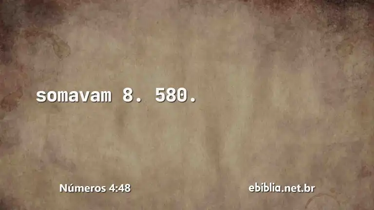 Números 4:48