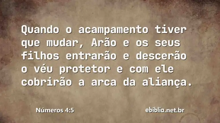 Números 4:5