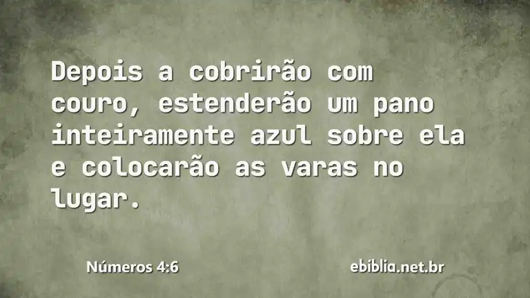 Números 4:6