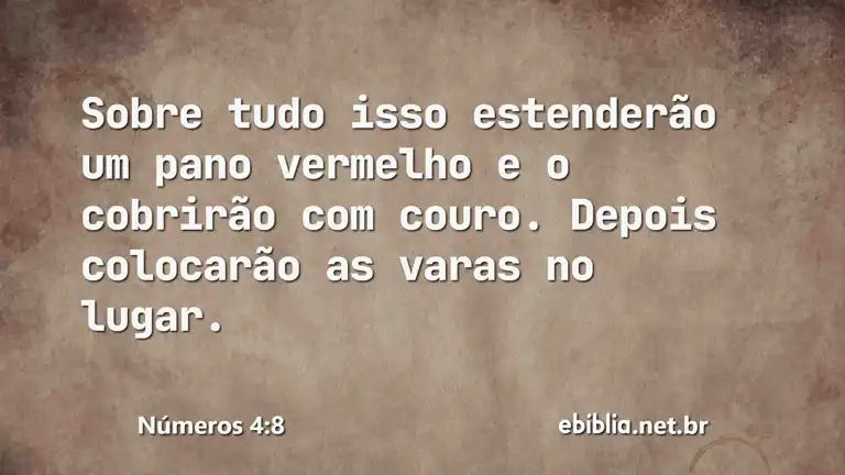 Números 4:8