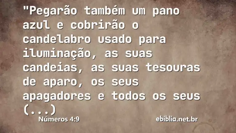 Números 4:9