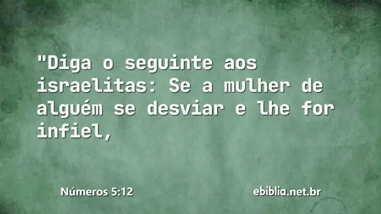 Números 5:12