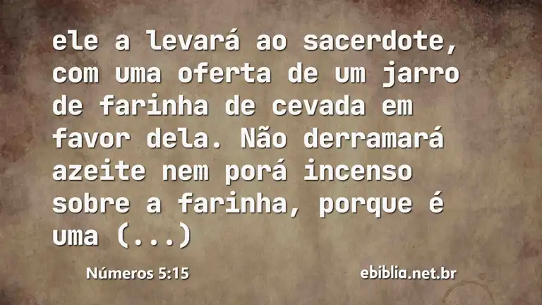 Números 5:15