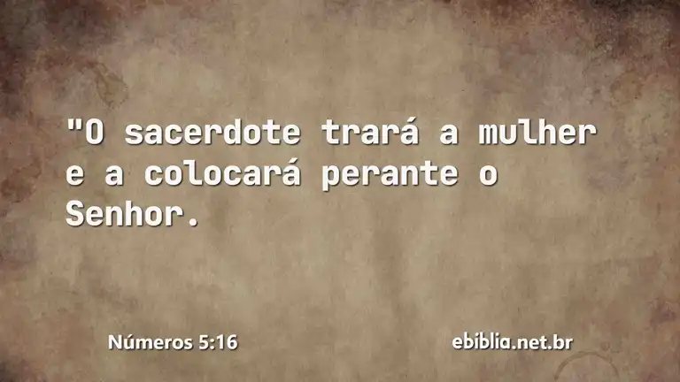 Números 5:16