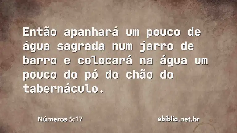 Números 5:17