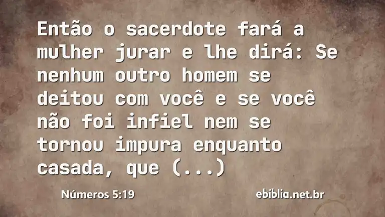 Números 5:19