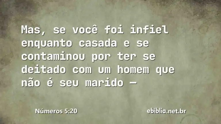 Números 5:20