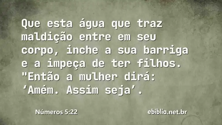 Números 5:22