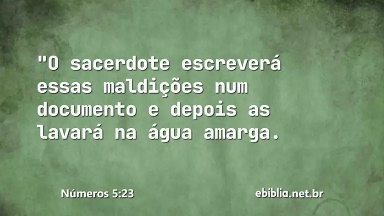 Números 5:23