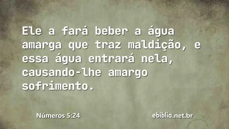 Números 5:24