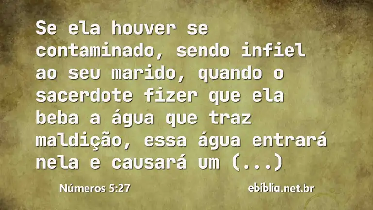 Números 5:27