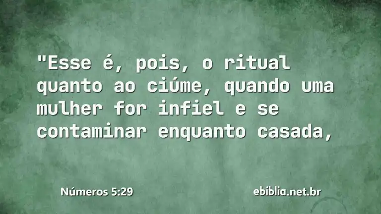 Números 5:29