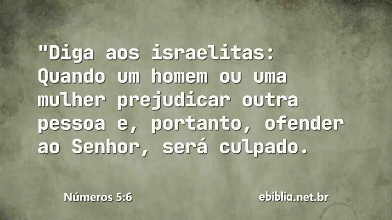 Números 5:6