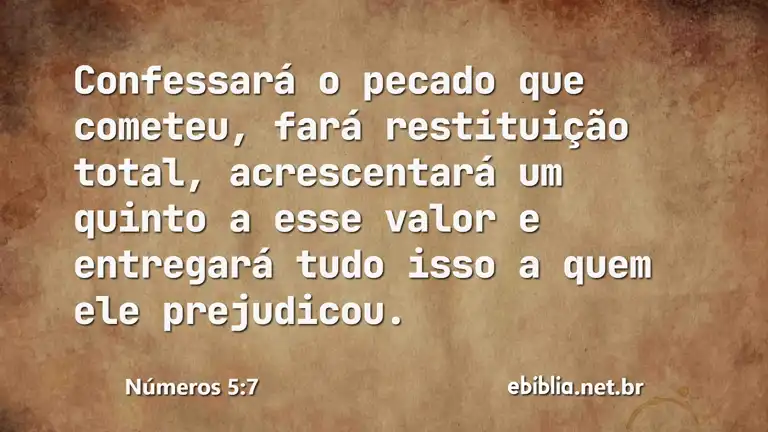 Números 5:7