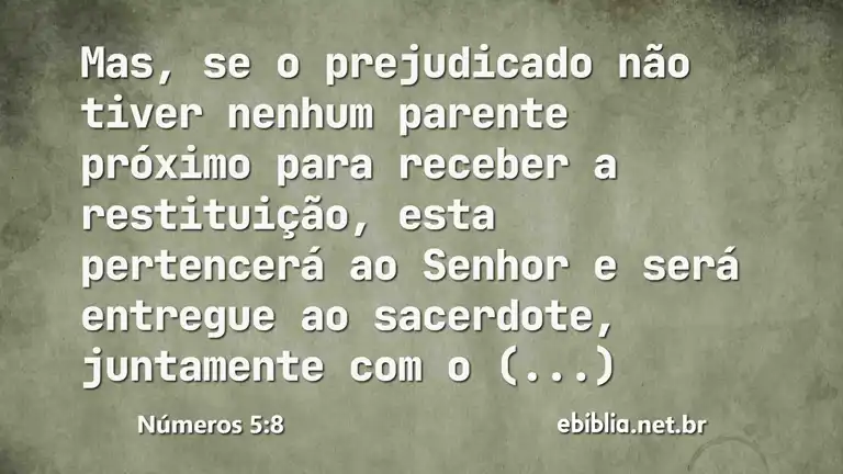 Números 5:8