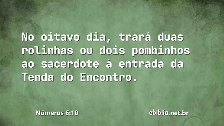 Números 6:10