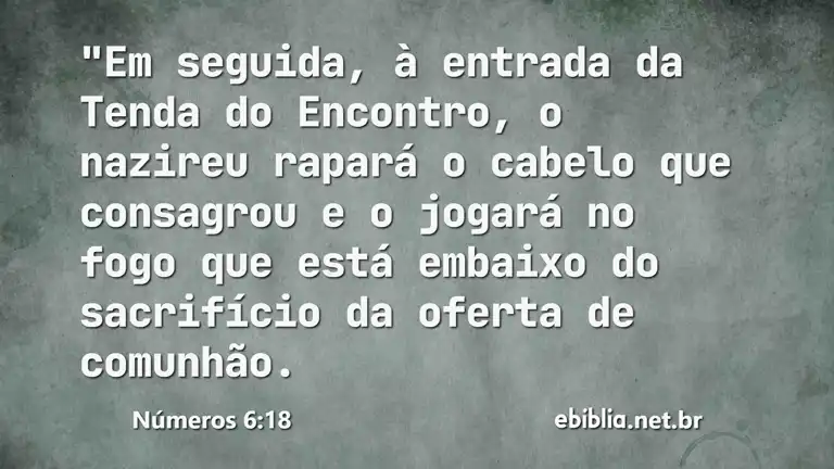 Números 6:18