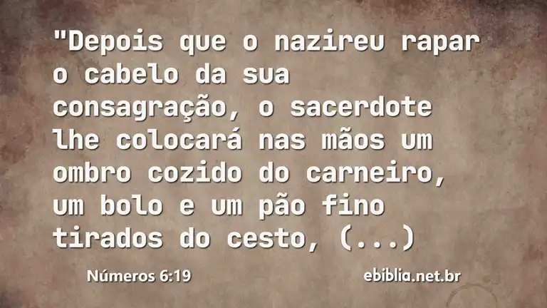 Números 6:19