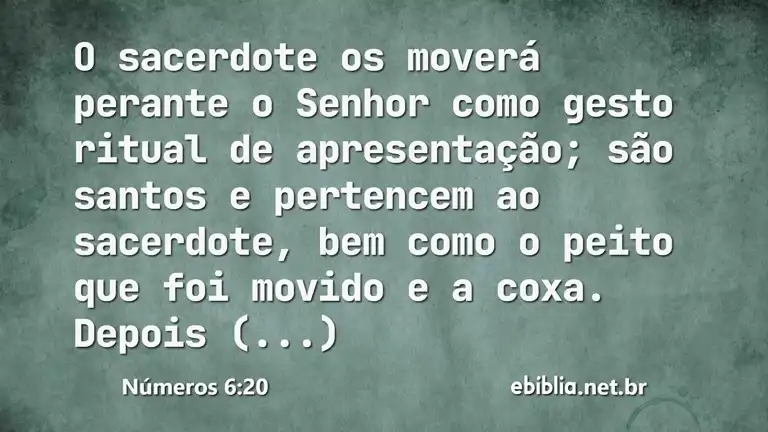 Números 6:20