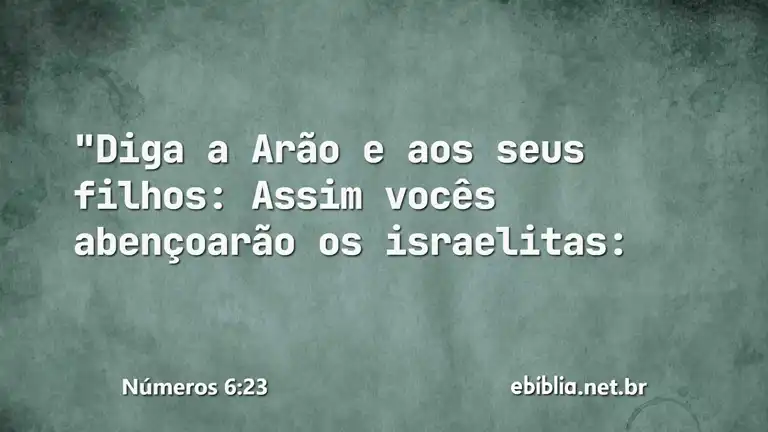 Números 6:23