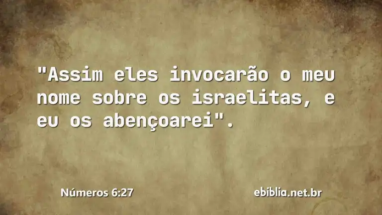 Números 6:27