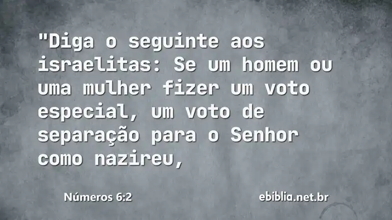 Números 6:2