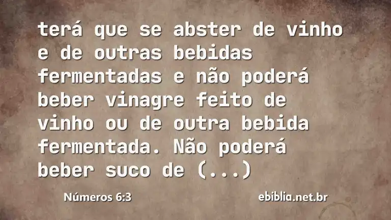 Números 6:3