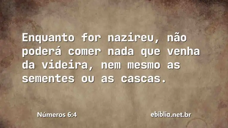 Números 6:4