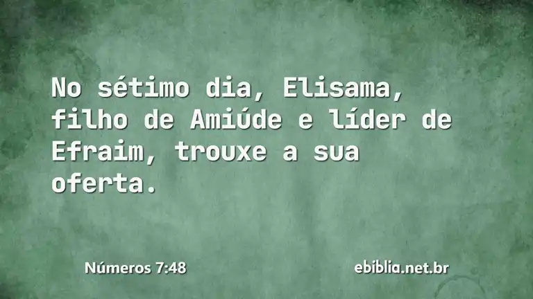 Números 7:48