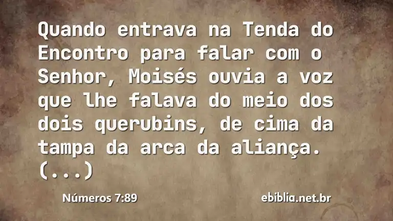 Números 7:89