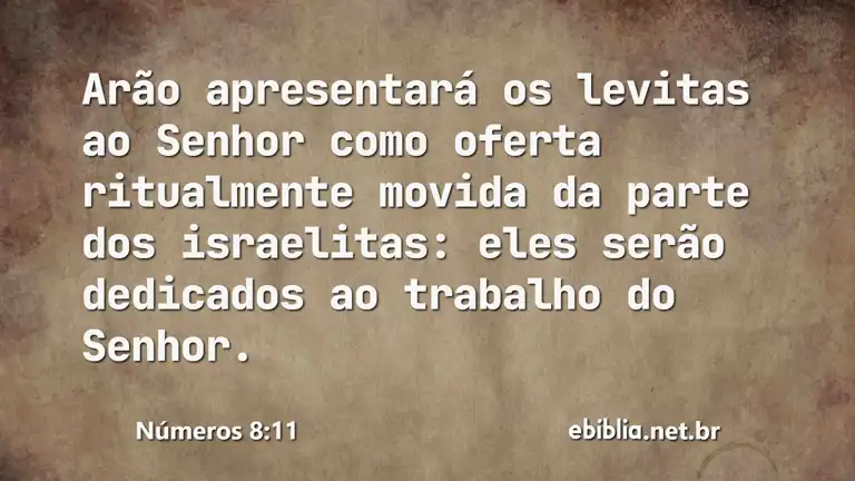 Números 8:11