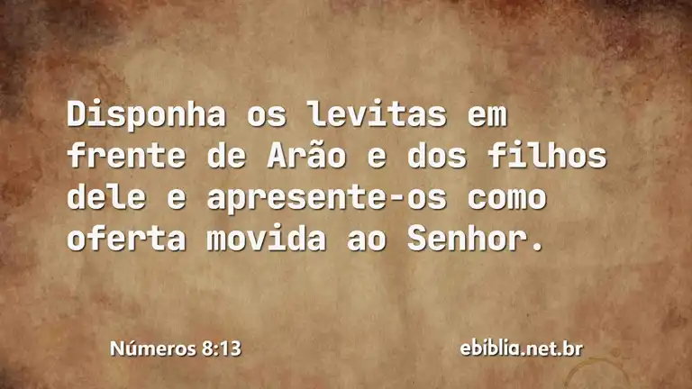 Números 8:13