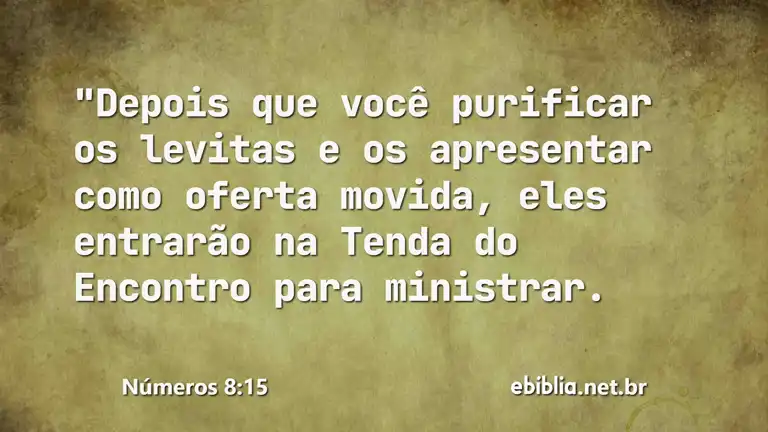 Números 8:15