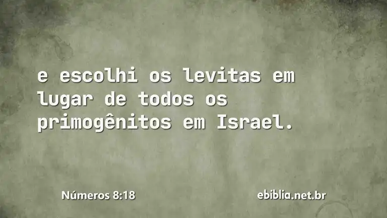 Números 8:18